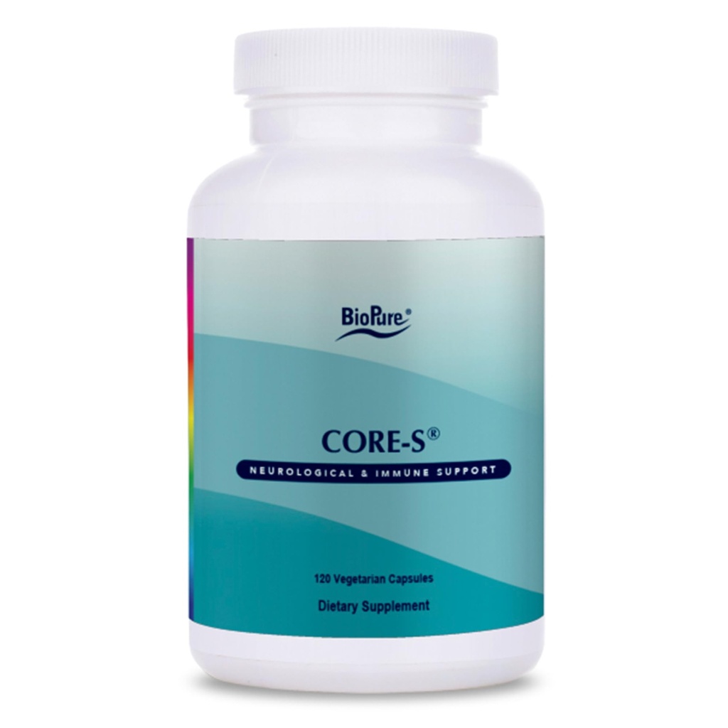 Supplément minéral BioPure Core-S – Minéraux, vitamines, acides aminés et herbes hautement biodisponibles pour soutenir l'entretien nutritionnel, optimiser le métabolisme et promouvoir le bien-être global – 120 capsules