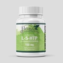 Herbal Connections L-5-HTP 100mg Capsules with Vitamin B6 and C, Natural Serotonin Support, Vegan, Gluten Free, GMO Free, for Mood, Sleep and Appetite Support