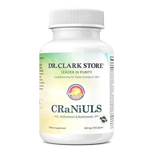 Dr Clark Store CRaNiULS (Multi Vitamin & Mineral), 520 mg 150 Gelatin Capsule