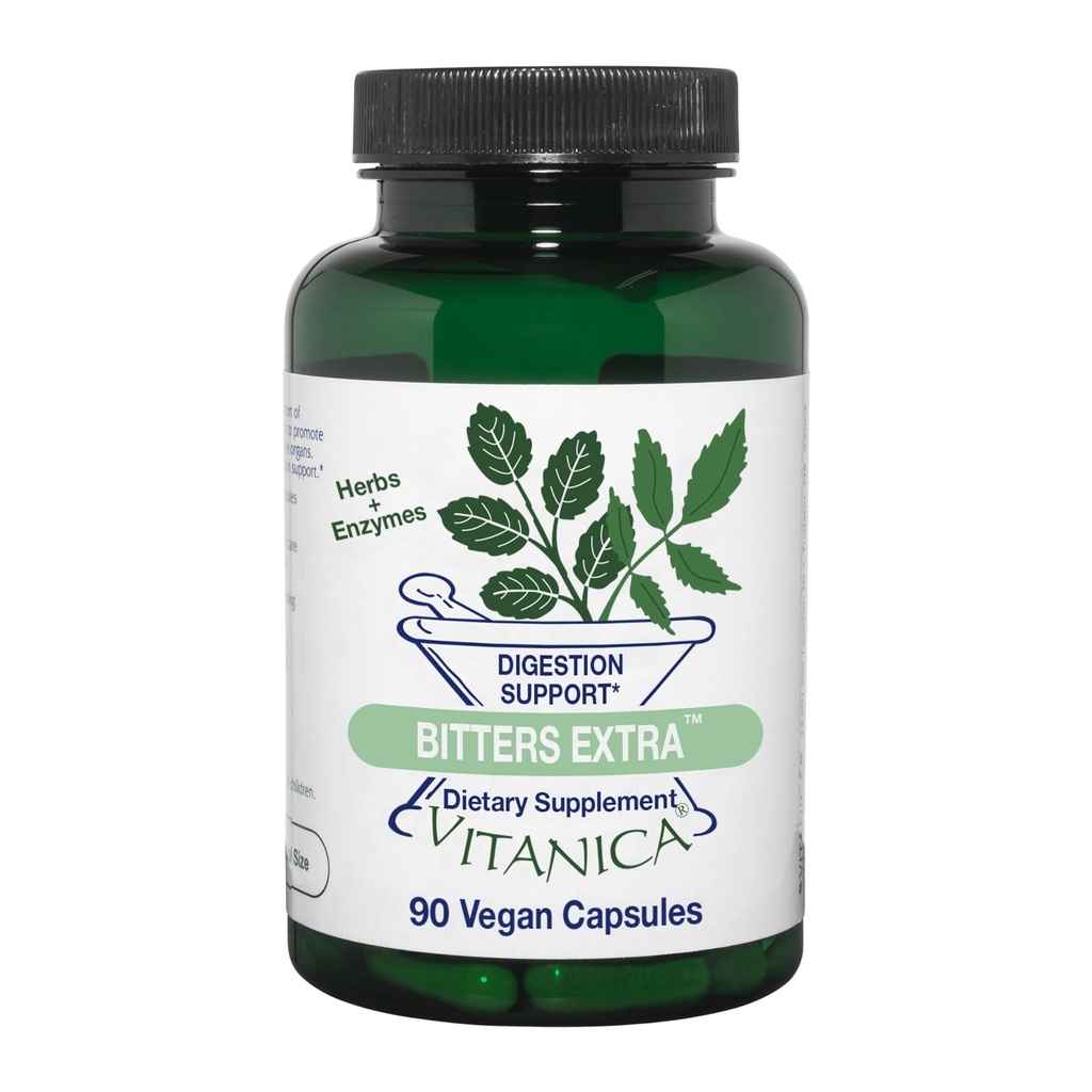 Vitanica Bitters Extra, Supporto Digestione, Vegan, 90 Capsule