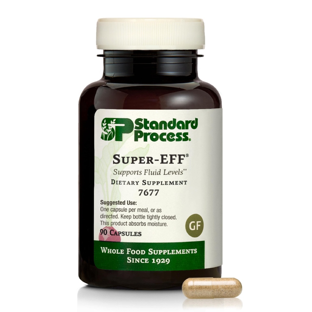 Standard Process Inc. Super-EFF - Énergie alimentaire totale avec huile de lin et mousse espagnole - 90 capsules