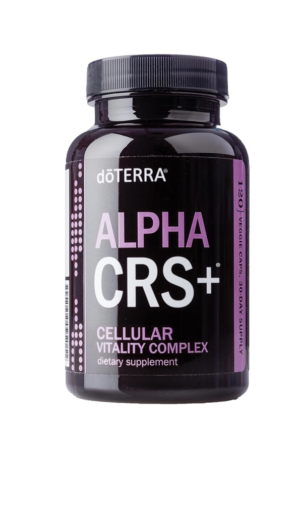 doTERRA - Alpha CRS+ Cellular Vitality Complex - Fornisce Protezione Antiossidante - Prevenire Upset Stomach - 120 Veggie Caps