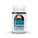 SOURCE NATURALS Chrom Picolinat 200 Mcg Tablet, 240 Zähler