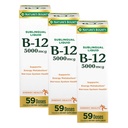 Nature's Bounty Vitamin B12 5000 mcg Sublingual Liquid,Cardiovascular Health & Cellular Energy Support,2 Fl Oz,(Pack of 3)