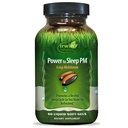 Irwin Naturals Potere Dormire PM - 6mg Melatonin, GABA, Ashwagandha, Valerian Root & L-teanina Integratori per Uomini e Donne - Supporta il ciclo sonno riposante & Relax - 60 Liquid Soft-Gels