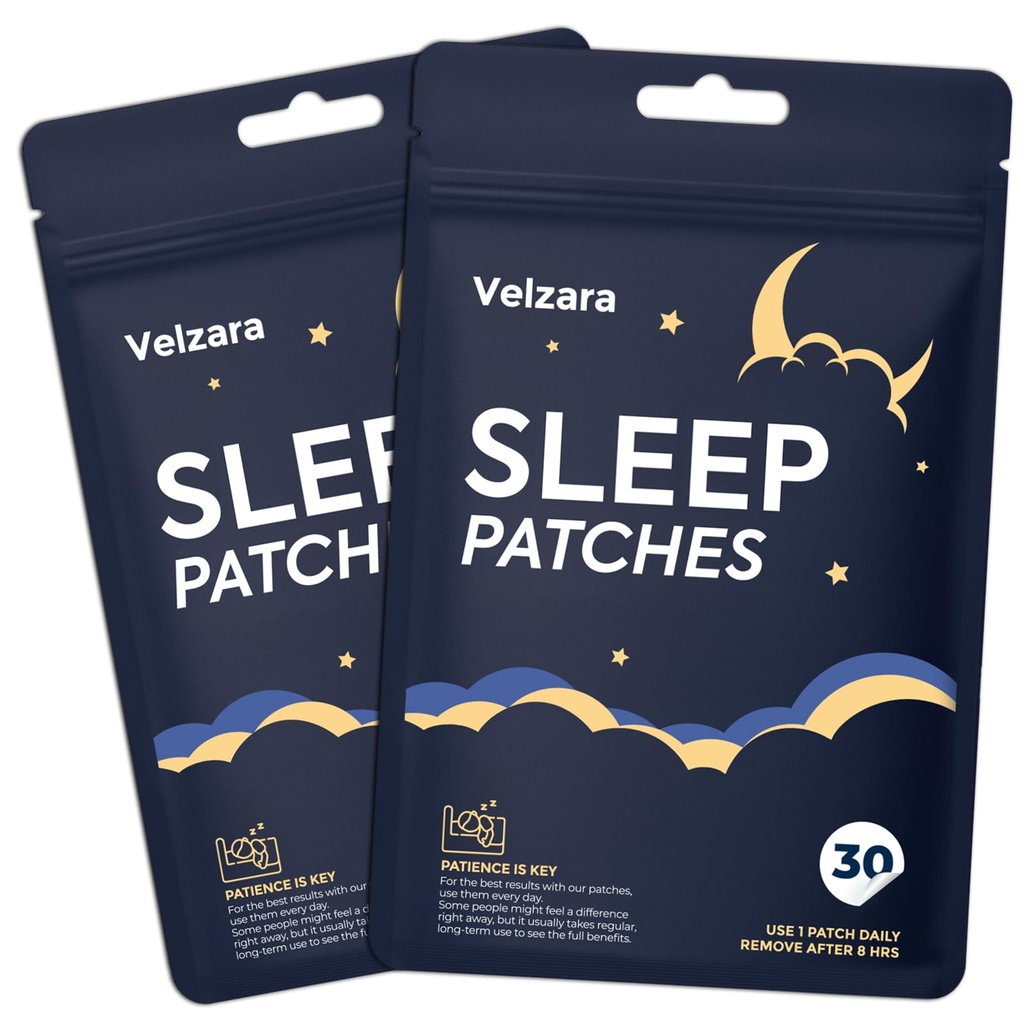 Sleep Patches 60 Count, Plant-Based Sleep Patches Easy-to-Apply Vegan-Friendly