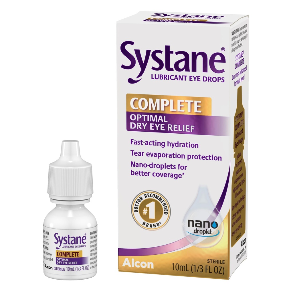 Lubrifiant complet Systane gouttes oculaires, 10 ml