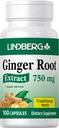 Lindberg Ginger Root Capsules | 100 Count | Non OGM, Gluten Free Supplement