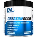 Evlution Nutrition Creatine 5000 - Unterstützt schnellere Erholung, Lean Muscle Growth & Performance - Pre & Post Workout Powder - 5000mg reines Kreatin Monohydrat pro Servierung - 60 Servierungen - Unflavored