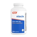 Rugby Niacin 500mg - Vitamina B3 Supplemento per Uomini e Donne - 1.000 compresse (1-Pack)
