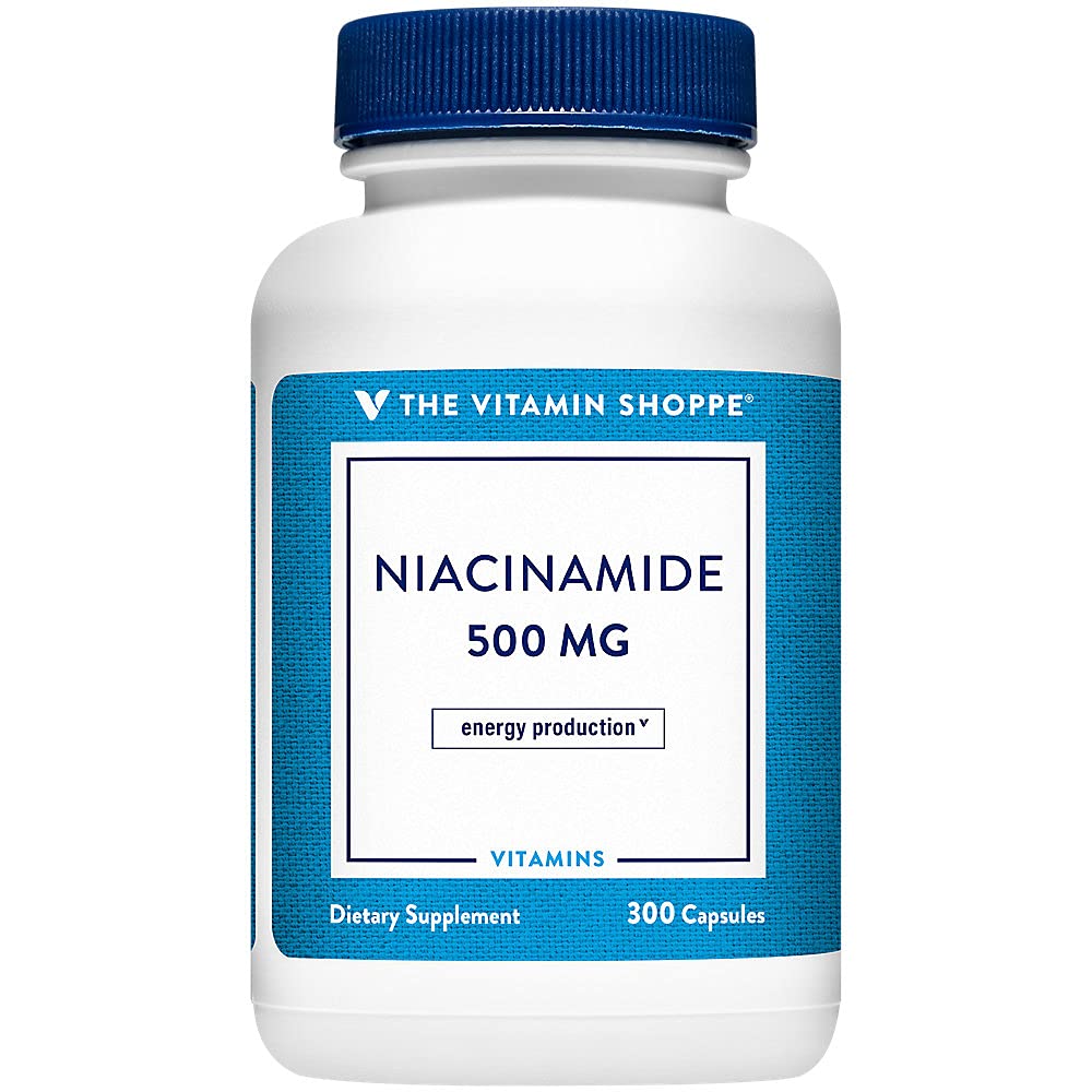 La vitamina Shoppe Niacinamide 500MG, supporta i livelli di colesterolo già (300 capsule)