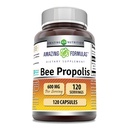 Amazing Formulas Bee Propolis Supplement | 600 Mg Per Serving | 120 Capsules | Non-GMO | Gluten Free | Made in USA