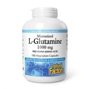 Natürliche Faktoren, Mikronisierte L-Glutamin 1000 mg, Unterstützt Muskeln und Immunfunktion, 180 Kapseln