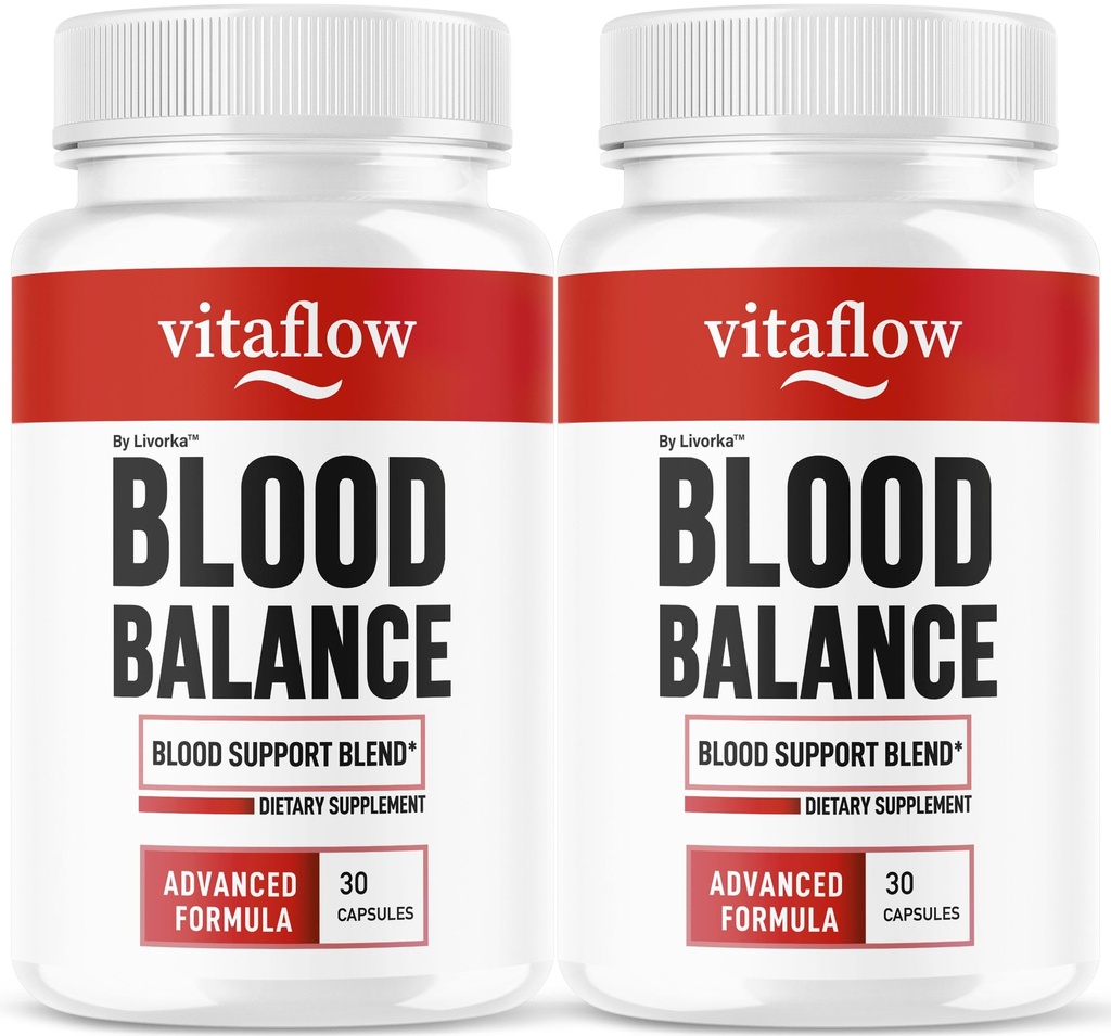 VitaFlow Kapseln - Offizielle VitaFlow Balance Supplement Support Kapsel, Vitaflow All Natural Premium Advanced Formula, Vita Flow Pills Balance Support, 60 Kapseln für 2 Monate
