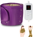 Electric Slimming Back Massager Sauna Cintura 10 modalità di massaggio vibrazione 360 ° Macchina di riscaldamento del cerchio intero per la vita e la cintura addominale 7 livelli di calore, Massaggiatore posteriore inferiore per il tessuto profondo del dolore