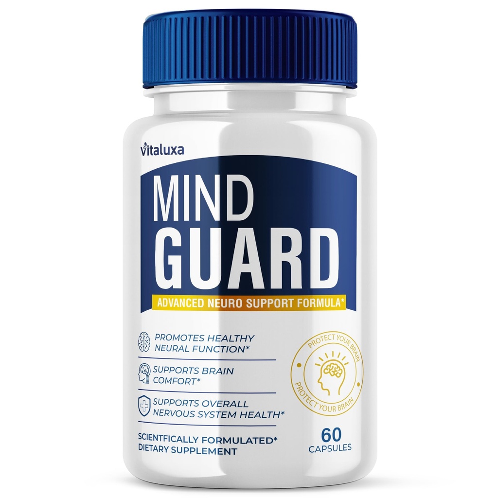 Integratore del cervello della guardia mentale capsule, MindGuard Memory Pills Brain Health Booster Nootropic per Clarity Focus Advanced Formula Premium Cognitive Function Support Tutti gli ingredienti naturali (60 capsule)