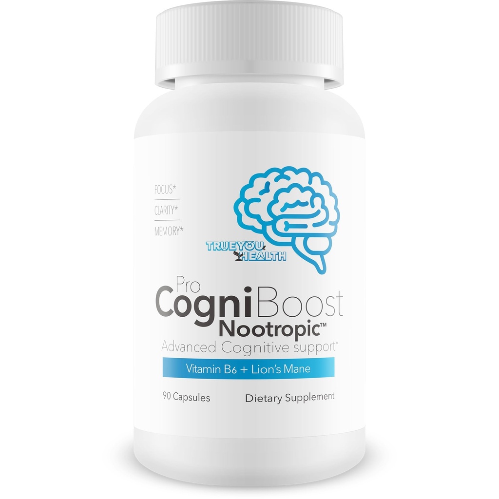 Pro Cogni Boost Cerveau Supplément - Top Mémoire et Clarity Blend - Notre meilleur Pro Cogni Boost Nootropic Formulé pour la santé globale du cerveau et de la fonction - Pensez rapidement avec Pro Cogniboost Cerveau Supplément