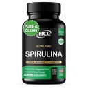 Spirulina Pulver Kapseln 3000 mg - Reinste nicht bestrahlte Blaugrünalgen - Bestes rohes veganes Protein - Grünes Superfood - Natürliche Multivitamine - 180 Pillen in den USA hergestellt