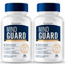 Mind Guard Integratore Del Cervello Capsule, MindGuard Ufficiale Cervello e Pillole di Memoria, Advanced Nootropic Pills Brain Health Support, Tutte Natural Mind Guard Salute e Funzione Recensioni (2 Pack)