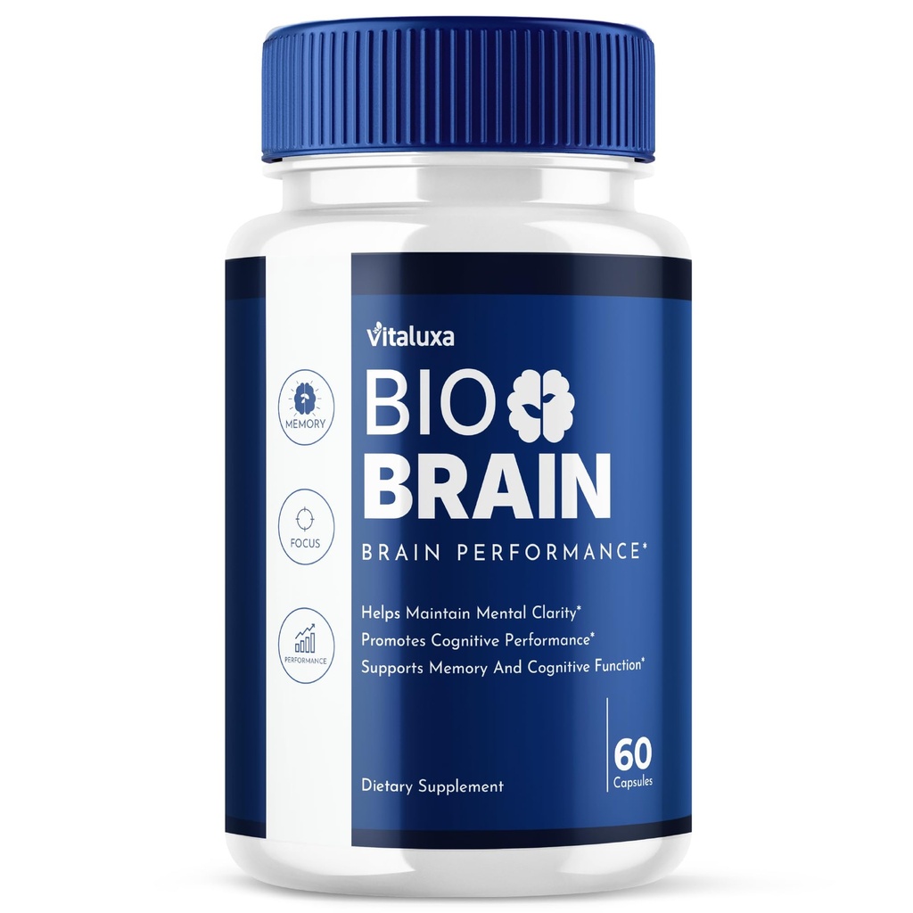 Bio Brain Capsule, BioBrain Performance Memory Supplement per Clarity Mentale, Salute e Benessere, Advanced Nootropic Mind Power Supplement Pills for Better Focus, Attenzione & Calm Mood (60 Capsule)