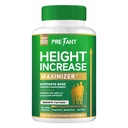 Growth Capsules PRETANT pour faire pousser Taller - Augmenter la hauteur Maximiser avec le calcium pour la force osseuse - Natural Get Taller supplément - Dietary Edible Healthcare Fitness