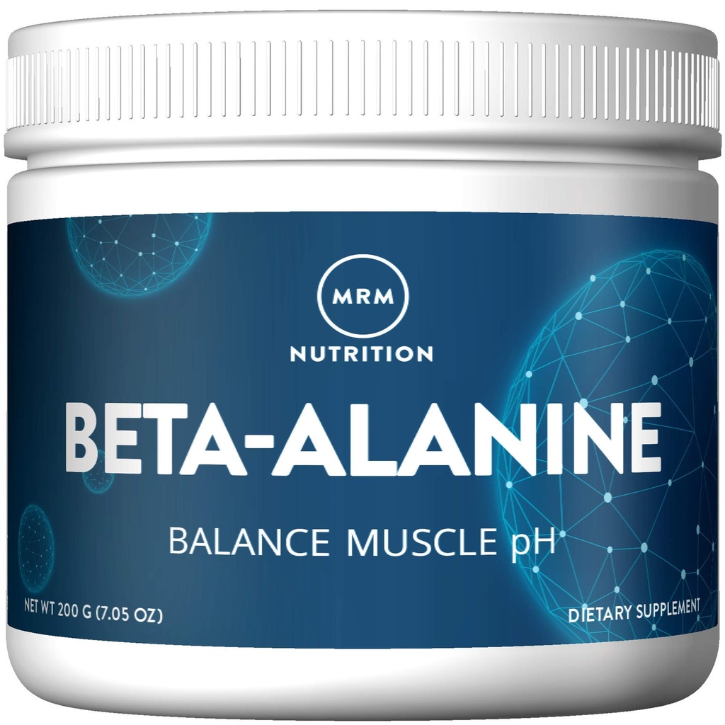 MRM Nutrition Beta-Alanin Pulver - Carnosyn® patentierte Beta-Alanin unterstützt Srength, Focus, Muskelwachstum & Endurance für Damen, Vegan, Glutenfrei - 125 Portionen