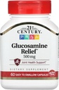 21st Century Glucosamine Rilievo 500mg - 60 Capsule, Confezione da 2
