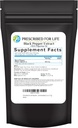 Prescritto per la polvere di piperina di vita, 95% polvere di estratto di pepe nero, aumenta l'assorbimento nutriente, senza glutine, vegano, non OGM, antiossidante naturale (2oz / 56g)