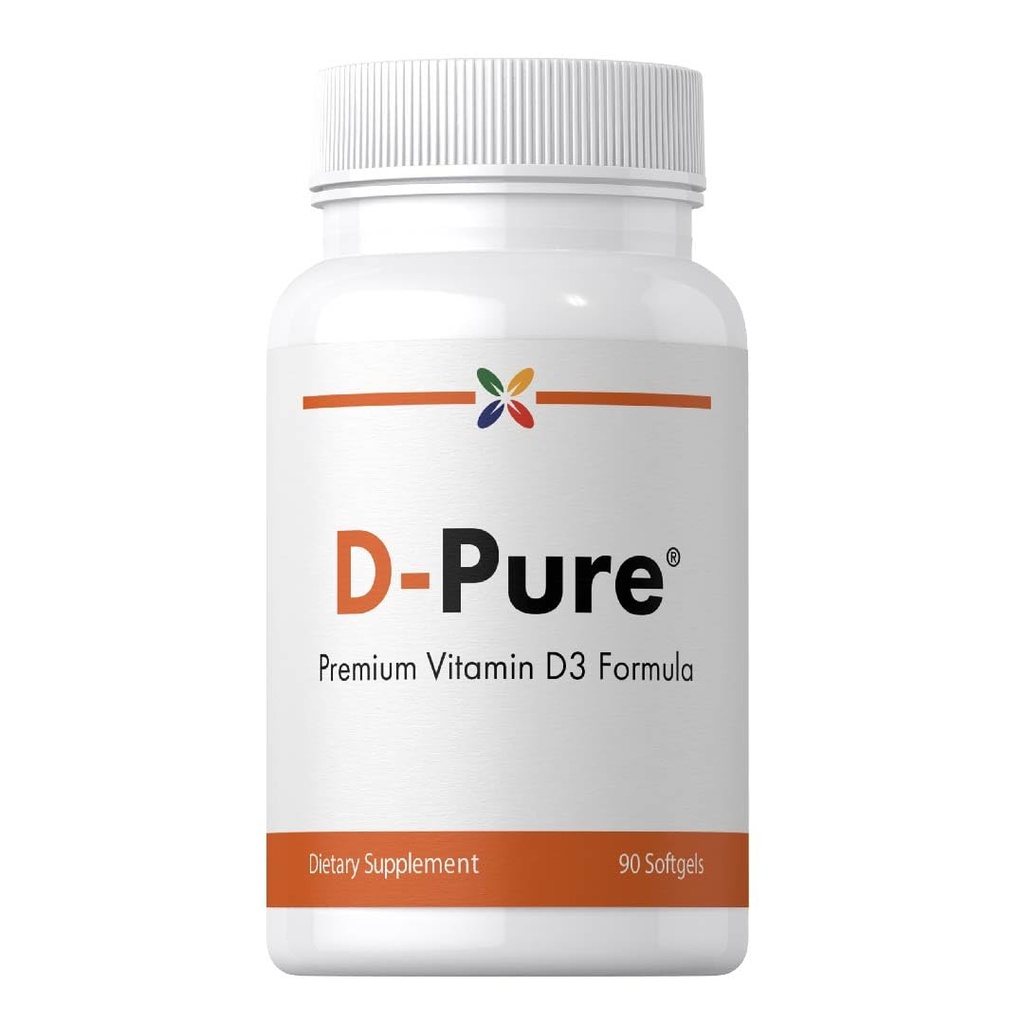 Stop Aging Now - Vitamin D3 5000 IE Softgels Supplement - 90 Count