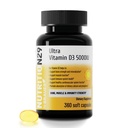 Vitamina D3 5000 IU (125 mcg) con USP-Grade Provitas® Vitamin D3, Dual Olive & MCT olio per assorbimento potenziato, Bone, Muscle & Immune Support, Non-GMO, 360-Day Supply