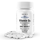 Nivagen Vitamin D3 50.000 IE (1250 mcg) | Einmal wöchentliche Dosis | 100 Kapseln (100 Wochen, ca. 2 Jahre Versorgung) | Einfach zu schlucken | Knochen, Muskel & Immununterstützung | Nicht-GVO, glutenfrei | Made in USA