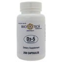 Bio-Tech D3-5 5000 Iu 250 bouchons