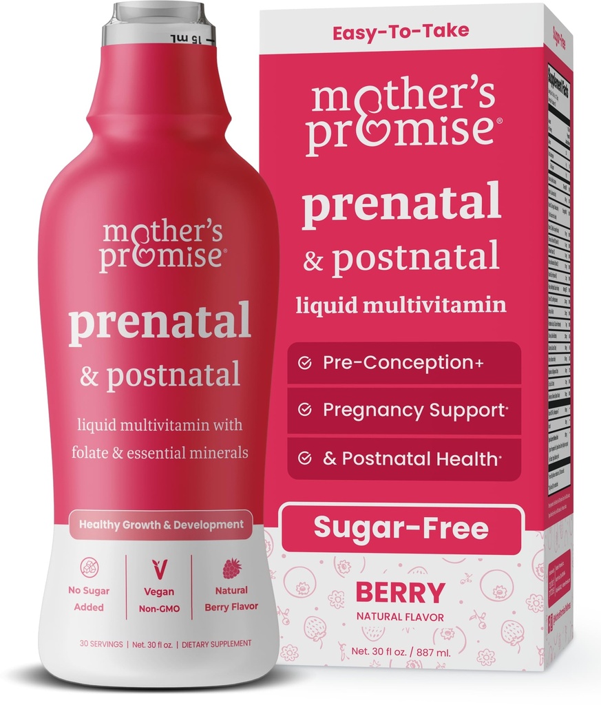 Promesse de la mère Multivitamines prénatales et postnatales pour les femmes