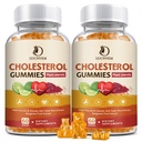 (2 Pack) Cholesterol ergänzt Gummie für Cholesterol Gesund, Pflanzen Sterole & Stanols, Rote Hefe Reis, Citrus Bergamott Complex für Cholesterol, Pflege gesunde Cholesterol Levels - 60 Tage Versorgung