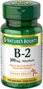 Nature's Bounty Vitamin B-2 100 mg, 100 Tabletten (Pack von 12)