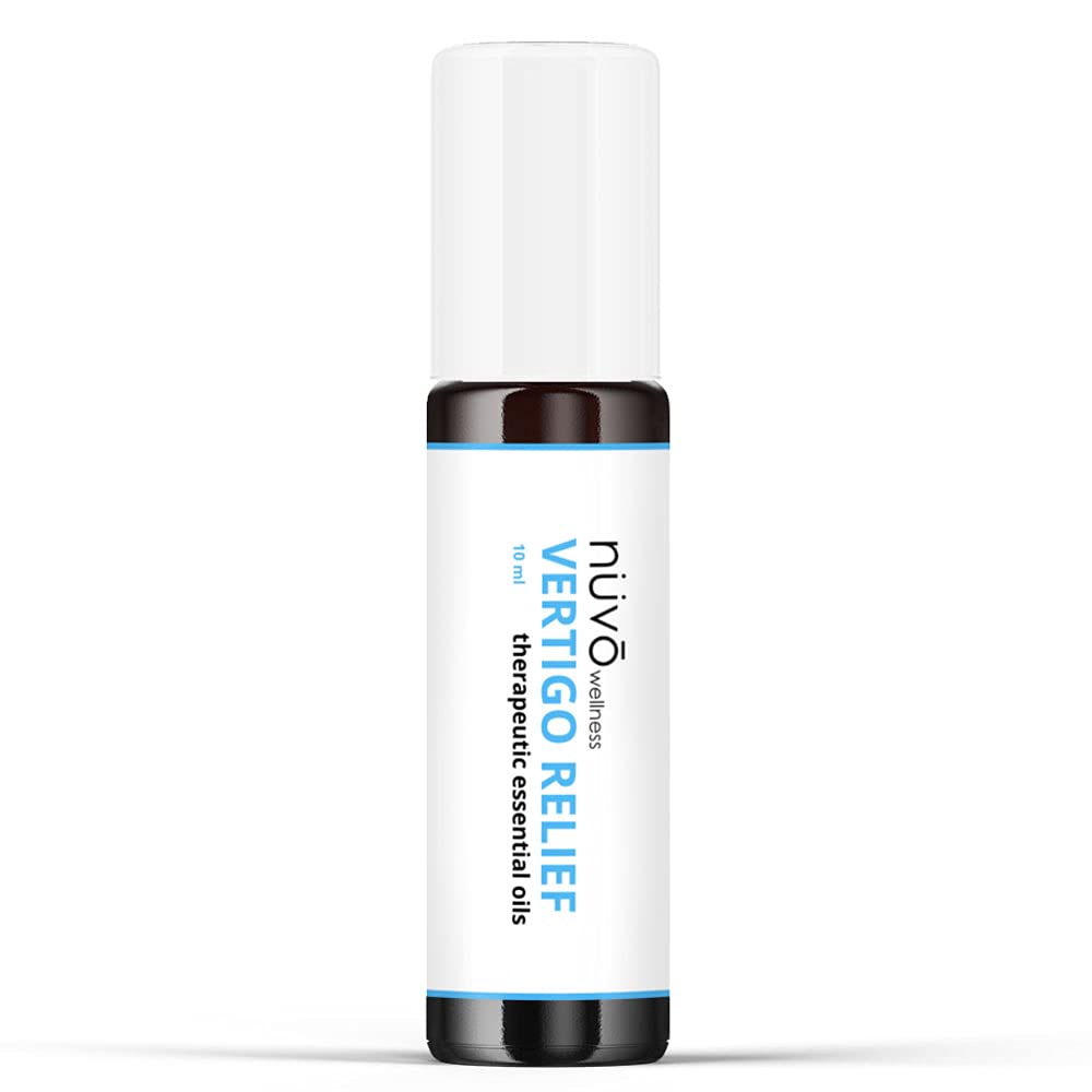Vertigo Relief Organic Essential Oil - Combat Motion Sickness Naturally - Viaggiare con il nostro facile da usare Roll On - Soothing Scent of Mandarin and Ginger for Dizziness Support -10ml - Prodotto Canada