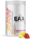 RAW AA Amino Acides Poudre, Lémonade de fraise (25 portions) - Pré-entraînement Amino Energy Poudre pour la force, l'endurance, la récupération et la croissance musculaire maigre - BCAA Amino Acides Supplément pour hommes et femmes