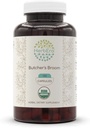 HerbEra Butcher's Broom USDA Organic 120 Capsules de supplément naturel à base de plantes.