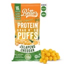 Besser als gut Savory Keto Jalapeno Cheddar Protein Puffs | Glutenfrei -16g Protein, Low Sugar, Low Calorie, Diabetic Friendly Snacks | Low Carb, Healthy Kids Snack | Keine künstlichen Aromen (12-Pack)