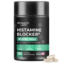 Bravado Labs DAO Supplements Histamine Blocker - Extra Strength 30.000 HDU DAO Enzyme + Diamine Oxidase & Vitamina C per il metabolismo istaminale giornaliero e supporto immunitario - 120ct