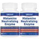 Supplemento di istamina dell'enzima DAO Integratore di ossidasi della digestione del liscio - Made in USA - 60 Softgels (2 bottiglie)