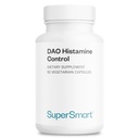 Supersmart DAO Histamine Control (High Potency) - Micro-Encapsulated Pea Sprouts DAO Enzyme - Migliorato con Quercetin & Vitamina C - Diamine Oxidase Supplement | Vegan - 60 capsule vegetariane