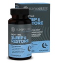 Schlafunterstützung & Wiederherstellen Kapseln Melatonin-freie Schlafhilfe für tiefe Erholung & Erholung Magnesium Kamille Zitronen Balsam & Adaptogene für Entspannung Muskelentlastung & Refreshing Morgen 60 Vegan Kapseln