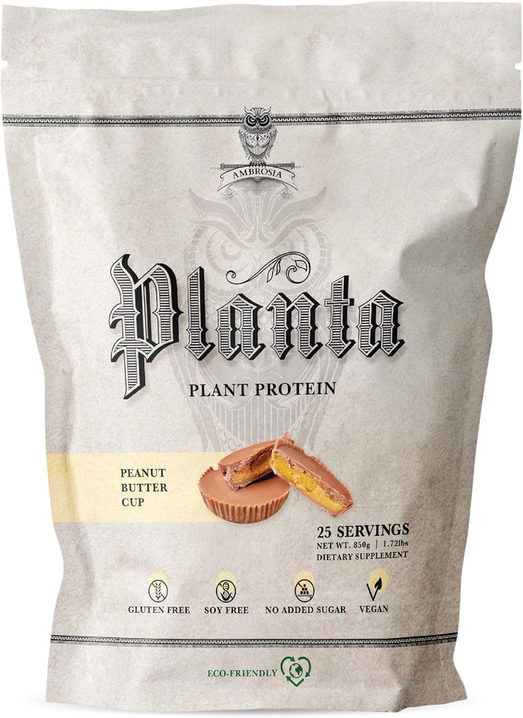 Ambrosia Planta - Protéines végétales de qualité supérieure : Vegan & Keto Friendly.