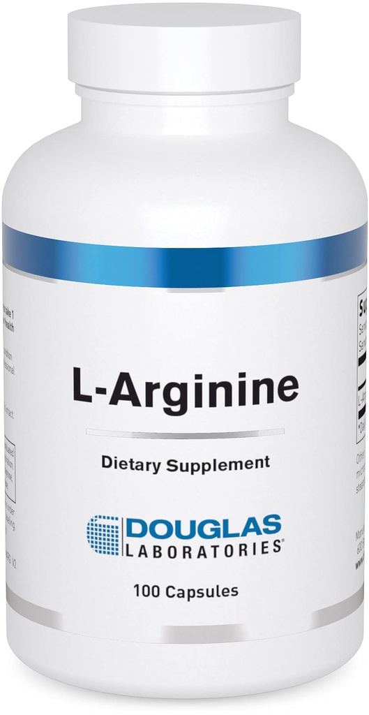 Douglas Laboratories L-Arginin (700 mg.) | Vielseitige Aminosäure | 100 Kapseln