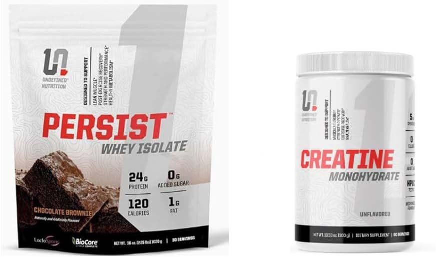 Undefinierte Ernährung Persist Brownie + Kreatin Monohydrat von Brian Shaw