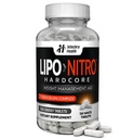 LipoNitro® Thermo-Burn Diet Pills with Nitro Energy Dietary Supplement Manufactured in USA - 120 White Tablets