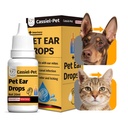 Ohr Tropfen für Ohr Infektionsbehandlung, Ohrmilben Behandlung, Hundehefe beruhigende Reinigung, Ohr Wax Entfernung, juckendes Ohr Relief für Hunde und Katzen | 20 ml 0.67 FL OZ
