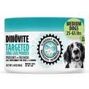 Dinovite Hundezahnpulver, Brush-Free Breath Freshener & Teeth Cleaning Dental Care Pulver mit Probiotics & Postbiotics, Oral Care Bad Breath Treatment, Medium Dogs, Made in USA, 30 Day Supply