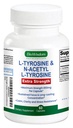 Max Strength L Tyrosine Supplement & N Acetyl L Tyrosine Peak Focus, Alertness, Concentrazione, Body & Mind Energy. L-Tirosina 850mg Per 1 capsula. Un Boost nutriente per prestazioni